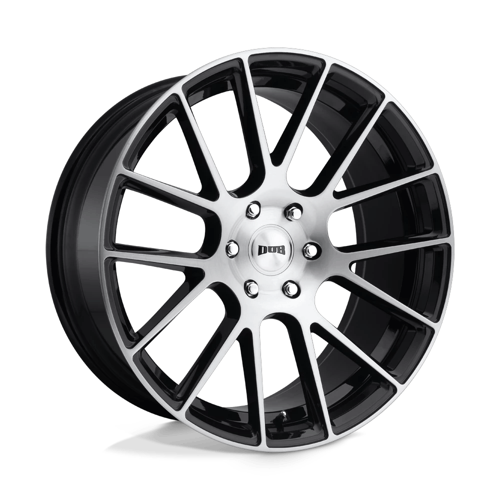 DUB 1PC S206 LUXE 22x9.5 ET30 6x139.7 Gloss Black Brushed