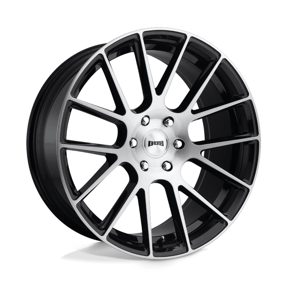 DUB 1PC S206 LUXE 22x9.5 ET30 6x139.7 Gloss Black Brushed