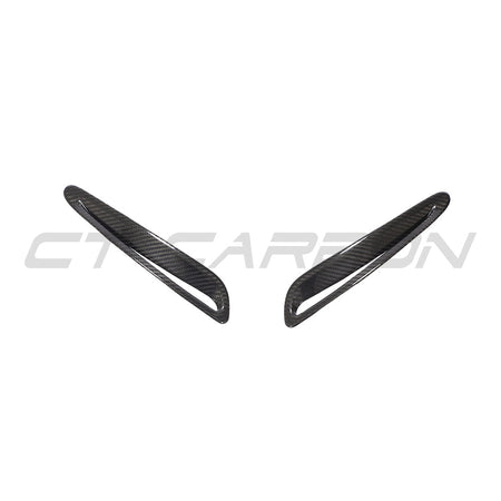 TOYOTA SUPRA 2019+ A90 CARBON FIBRE HOOD/BONNET TRIM-Accessories-CT CARBON-CT Carbon - High-quality carbon fiber and gloss black aerodynamic parts for premium sports and luxury vehicles.