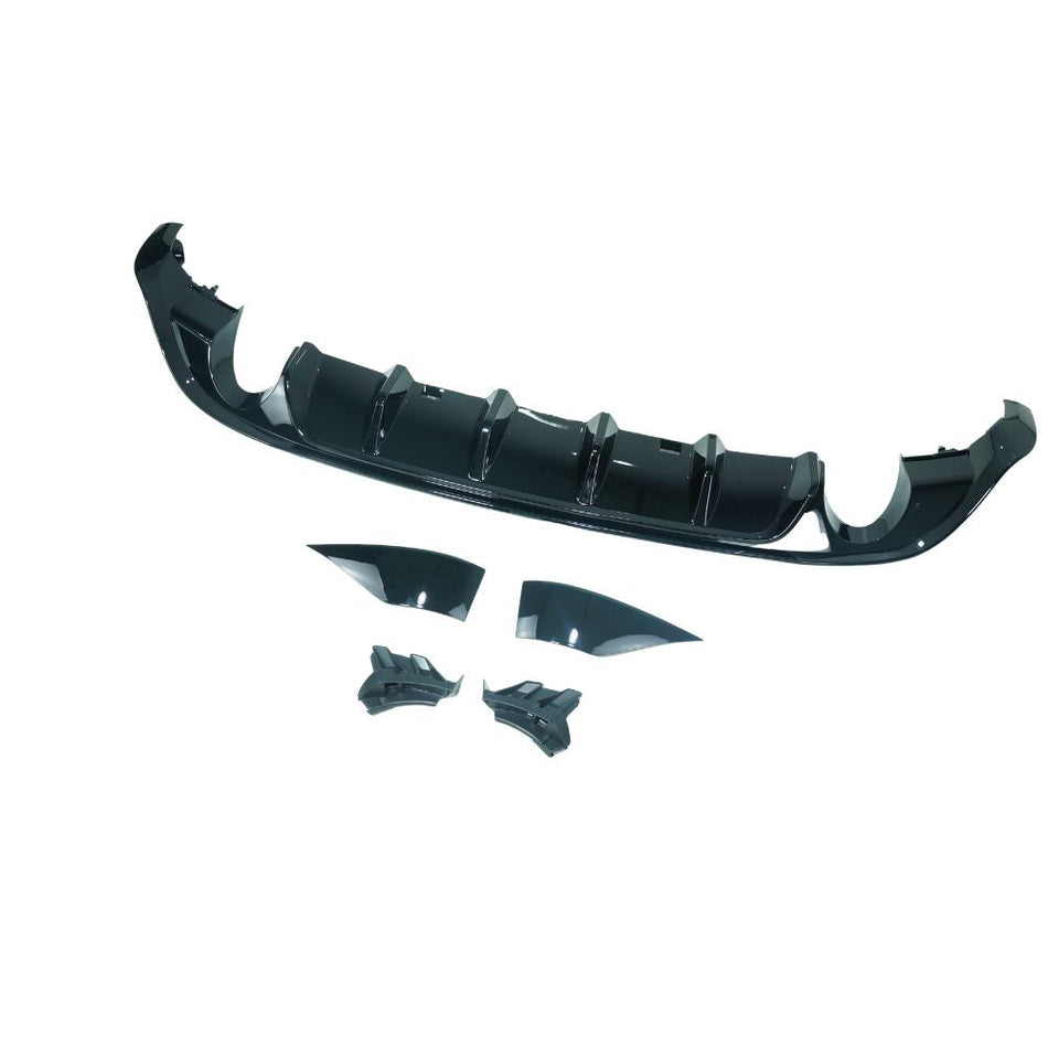 VOLKSWAGEN GOLF GTI/GTD MK7.5 2017-2020 GLOSS BLACK DIFFUSER