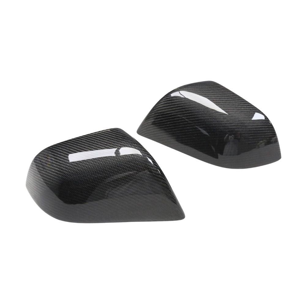 TESLA MODEL 3 2017-2023 CARBON FIBRE MIRRORS-Accessories-CT CARBON-CT Carbon - High-quality carbon fiber and gloss black aerodynamic parts for premium sports and luxury vehicles.