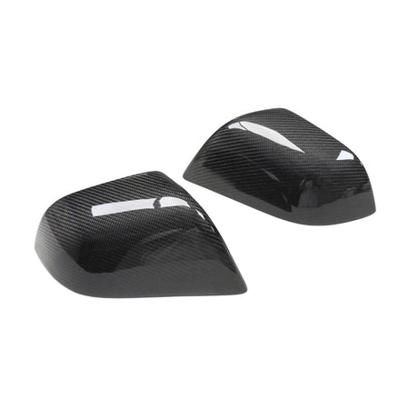 TESLA MODEL 3 2017-2023 CARBON FIBRE MIRRORS-Accessories-CT CARBON-CT Carbon - High-quality carbon fiber and gloss black aerodynamic parts for premium sports and luxury vehicles.