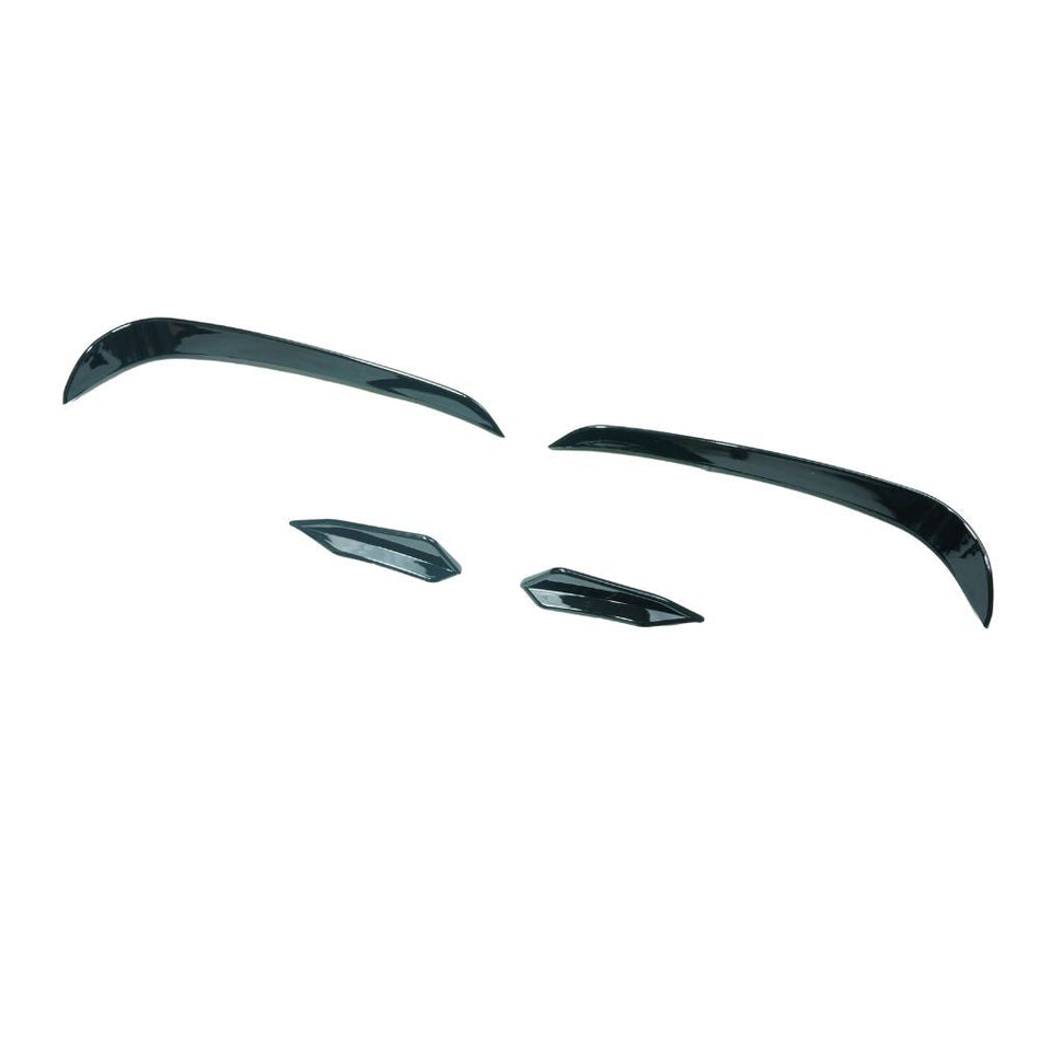 VOLKSWAGEN GOLF R MK7 2013-2017 GLOSS BLACK CANARDS