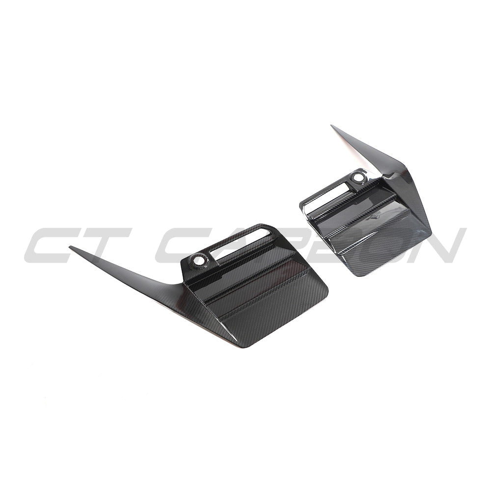 BMW G87 M2 2023+ CARBON FIBRE REAR BUMPER TRIM - V2-Accessories-CT CARBON-CT Carbon - High-quality carbon fiber and gloss black aerodynamic parts for premium sports and luxury vehicles.