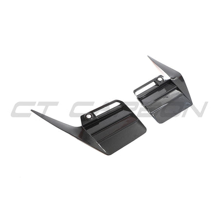 BMW G87 M2 2023+ CARBON FIBRE REAR BUMPER TRIM - V2-Accessories-CT CARBON-CT Carbon - High-quality carbon fiber and gloss black aerodynamic parts for premium sports and luxury vehicles.