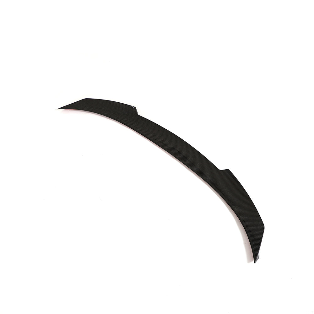 BMW G87 M2 / G42 2 SERIES 2022+ CARBON FIBRE SPOILER - V3-Spoiler-CT CARBON-CT Carbon - High-quality carbon fiber and gloss black aerodynamic parts for premium sports and luxury vehicles.