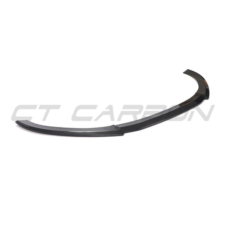 AUDI RS6 C7/C7.5 2013-2018 CARBON FIBRE SPLITTER-Splitter-CT CARBON-CT Carbon - High-quality carbon fiber and gloss black aerodynamic parts for premium sports and luxury vehicles.