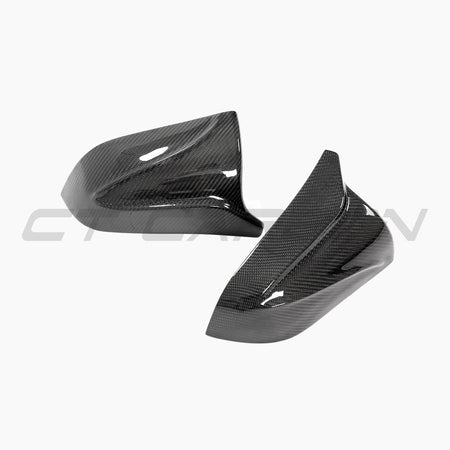 TESLA MODEL 3 2017+ CARBON FIBRE MIRRORS - V2-Accessories-CT CARBON-CT Carbon - High-quality carbon fiber and gloss black aerodynamic parts for premium sports and luxury vehicles.