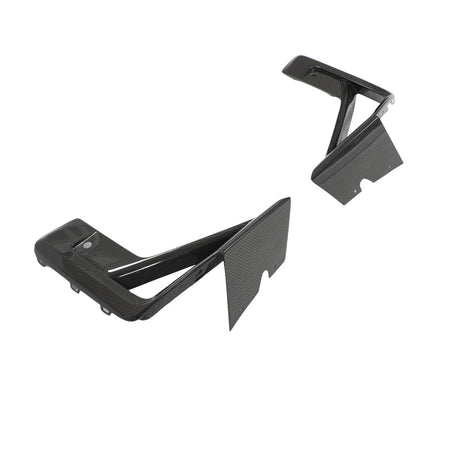 BMW X3M/X4M F97/F98 LCI 2022+ CARBON FIBRE FRONT BUMPER TRIM-Accessories-CT CARBON-CT Carbon - High-quality carbon fiber and gloss black aerodynamic parts for premium sports and luxury vehicles.