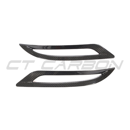 TESLA MODEL 3 2017-2023 CARBON FIBRE REAR REFLECTOR COVER-Accessories-CT CARBON-CT Carbon - High-quality carbon fiber and gloss black aerodynamic parts for premium sports and luxury vehicles.