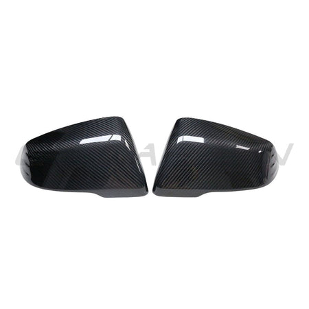 TOYOTA SUPRA A90 CARBON FIBRE MIRRORS-Accessories-CT CARBON-CT Carbon - High-quality carbon fiber and gloss black aerodynamic parts for premium sports and luxury vehicles.