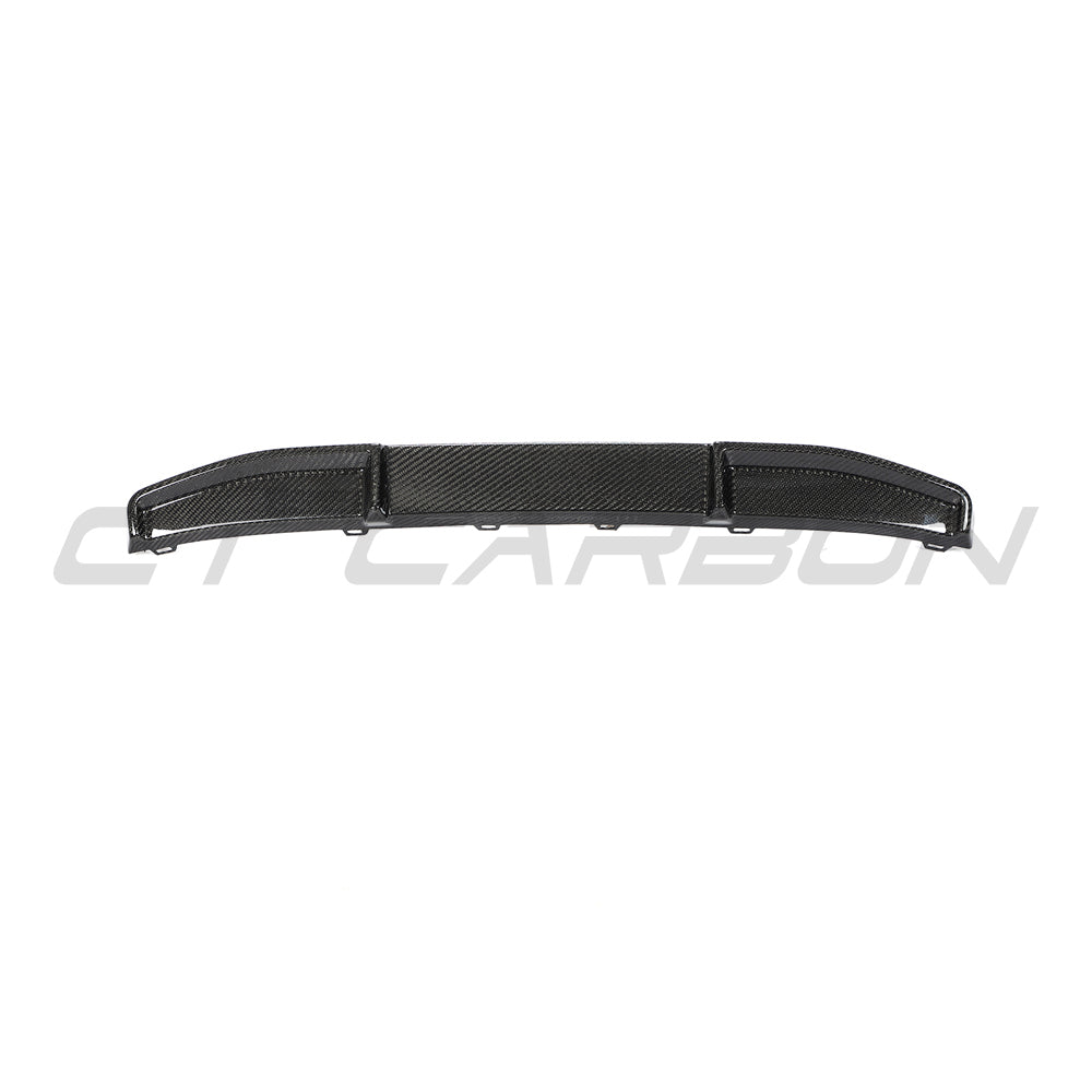 BMW 4 SERIES 2020+ G22/G23 CARBON FIBRE DIFFUSER - LOWER-Diffuser-CT CARBON-CT Carbon - High-quality carbon fiber and gloss black aerodynamic parts for premium sports and luxury vehicles.