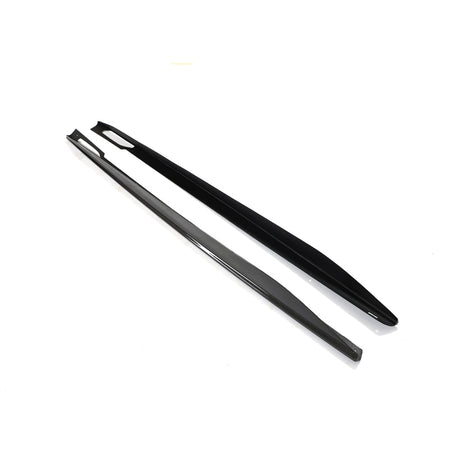 BMW 4 SERIES 2020+ G26 & i4 CARBON FIBRE SIDE SKIRTS-Side Skirts-CT CARBON-CT Carbon - High-quality carbon fiber and gloss black aerodynamic parts for premium sports and luxury vehicles.