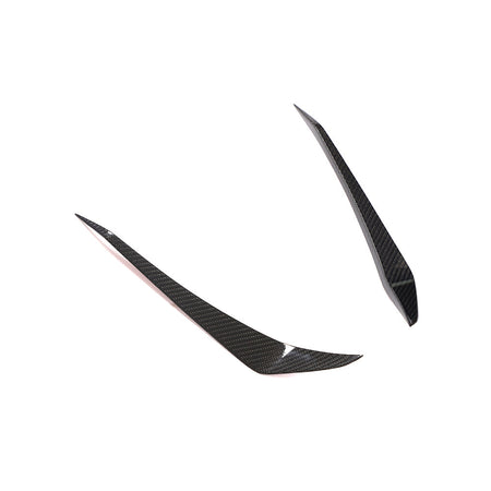PORSCHE 911 991.1 2013-2016 TURBO CARBON FIBRE CANARDS-Accessories-CT CARBON-CT Carbon - High-quality carbon fiber and gloss black aerodynamic parts for premium sports and luxury vehicles.