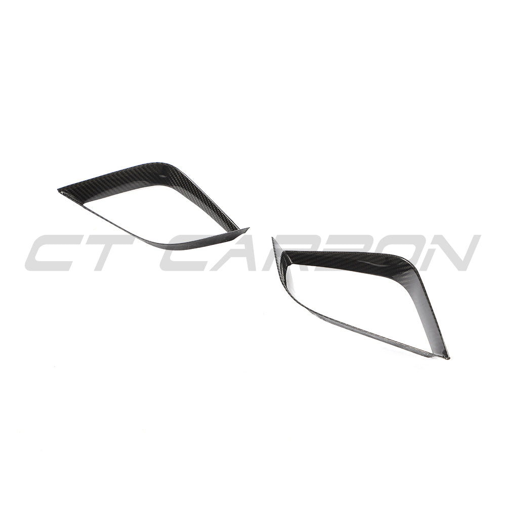 PORSCHE 911 991.2 GTS 2017-2019 CARBON FIBRE BUMPER TRIM-Accessories-CT CARBON-CT Carbon - High-quality carbon fiber and gloss black aerodynamic parts for premium sports and luxury vehicles.