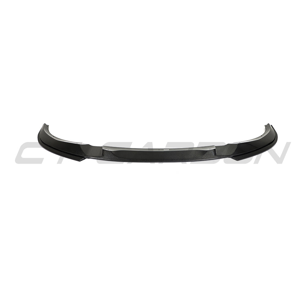 BMW 4 SERIES 2020+ G26 & i4 CARBON FIBRE SPLITTER-Splitter-CT CARBON-CT Carbon - High-quality carbon fiber and gloss black aerodynamic parts for premium sports and luxury vehicles.