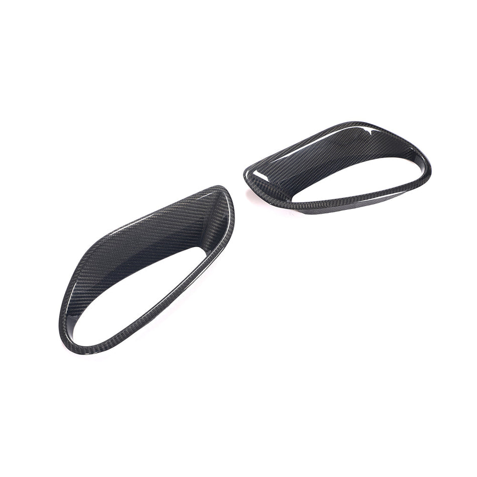 PORSCHE 911 991 2013-2019 TURBO CARBON FIBRE AIR INTAKES-Accessories-CT CARBON-CT Carbon - High-quality carbon fiber and gloss black aerodynamic parts for premium sports and luxury vehicles.