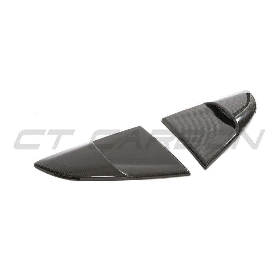 PORSCHE 718 2016+ CAYMAN CARBON FIBRE REAR WINDOW COVER-Accessories-CT CARBON-CT Carbon - High-quality carbon fiber and gloss black aerodynamic parts for premium sports and luxury vehicles.