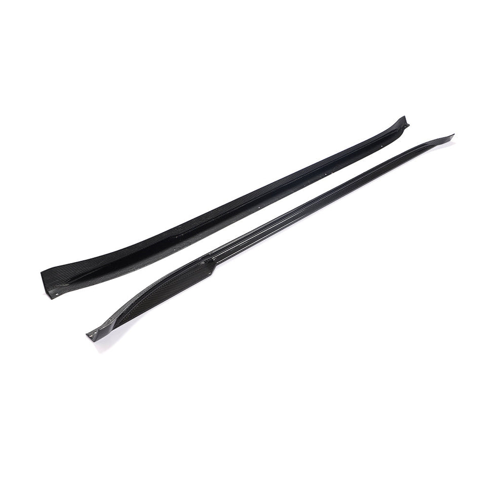 PORSCHE 992 CARRERA 2018+ CARBON FIBRE SIDE SKIRTS V2