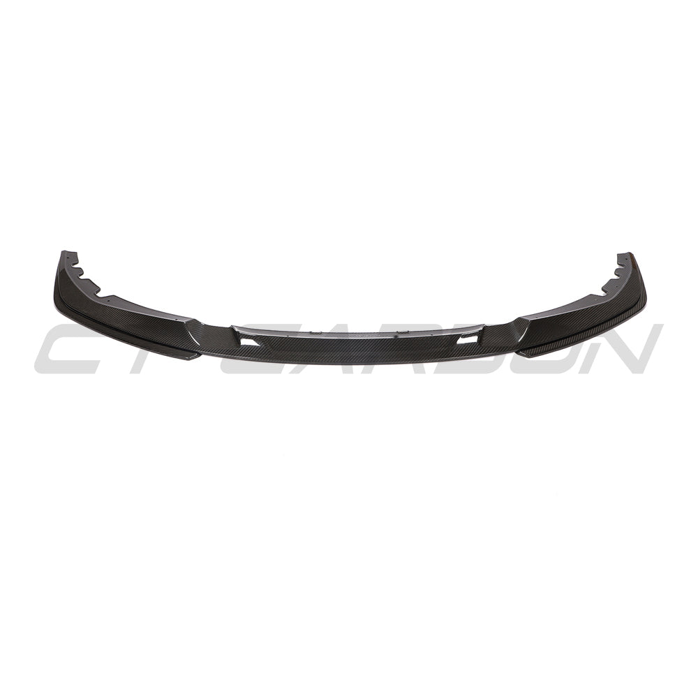 BMW 4 SERIES 2020+ G22/G23 CARBON FIBRE SPLITTER-Splitter-CT CARBON-CT Carbon - High-quality carbon fiber and gloss black aerodynamic parts for premium sports and luxury vehicles.