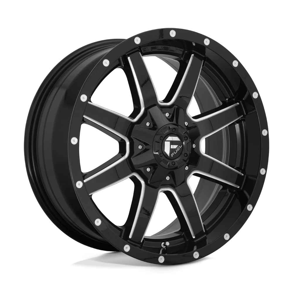 Fuel 1PC D610 MAVERICK 20x10 ET-18 5x114.3/5.0 Gloss Black Milled