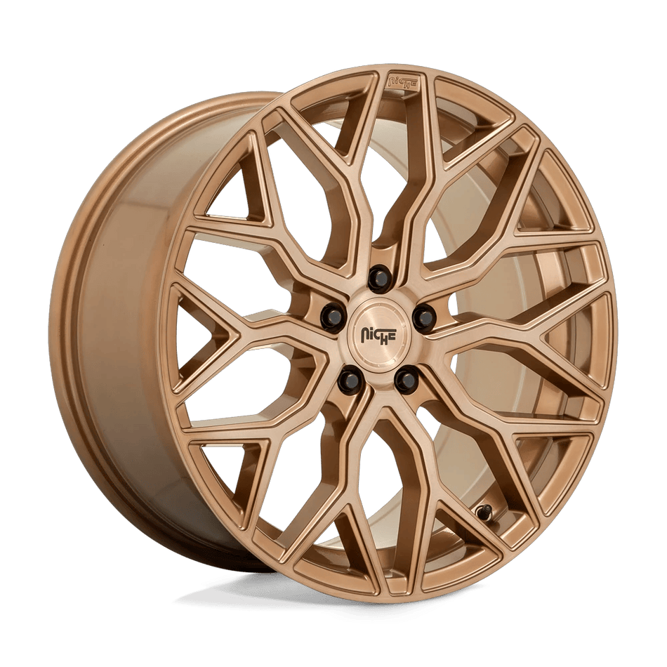 Niche 1PC M263 MAZZANTI 19x9.5 ET48 5x112 Bronze Brushed