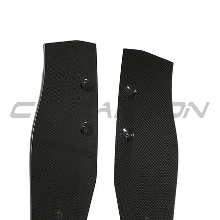 MCLAREN 720S CARBON FIBRE SIDE SKIRTS - CT DESIGN-Side Skirts-CT CARBON-CT Carbon - High-quality carbon fiber and gloss black aerodynamic parts for premium sports and luxury vehicles.