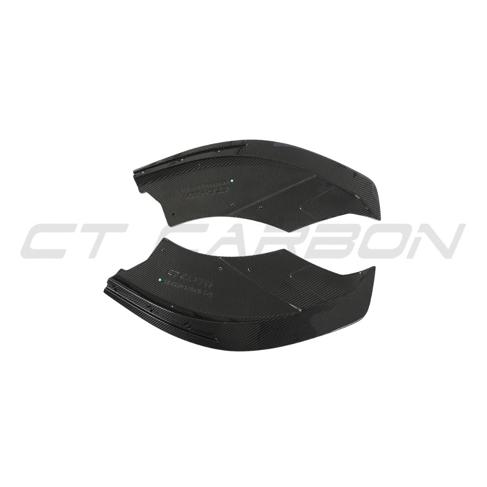 MCLAREN 720S CARBON FIBRE SPLITTER - CT DESIGN-Splitter-CT CARBON-CT Carbon - High-quality carbon fiber and gloss black aerodynamic parts for premium sports and luxury vehicles.