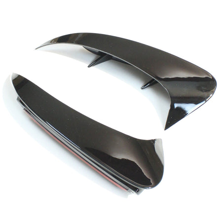 BLAK BY CT BUMPER CORNERS MERCEDES A-CLASS A35 V177 GLOSS BLACK REAR BUMPER CORNERS