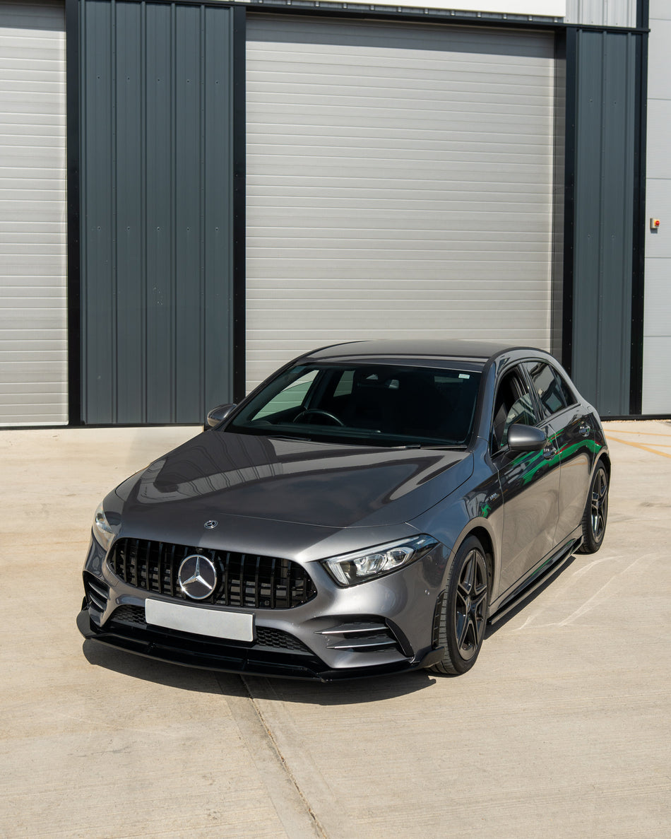 MERCEDES W177/V177 2018-2022 A-CLASS GLOSS BLACK FRONT END PACK - BLAK BY CT