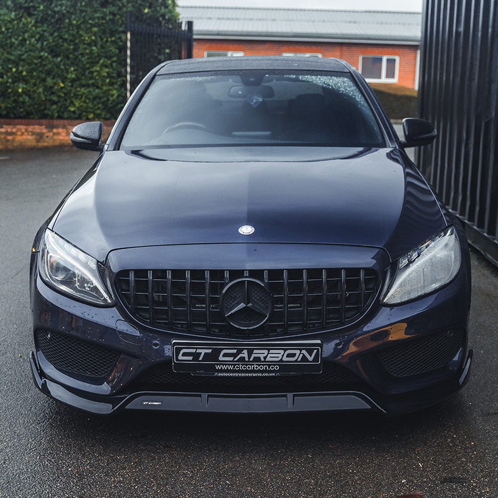 BLAK BY CT Splitter MERCEDES C43 & C CLASS W205 COUPE PRE-FACELIFT GLOSS BLACK SPLITTER