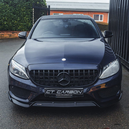 BLAK BY CT Splitter MERCEDES C43 & C CLASS W205 COUPE PRE-FACELIFT GLOSS BLACK SPLITTER