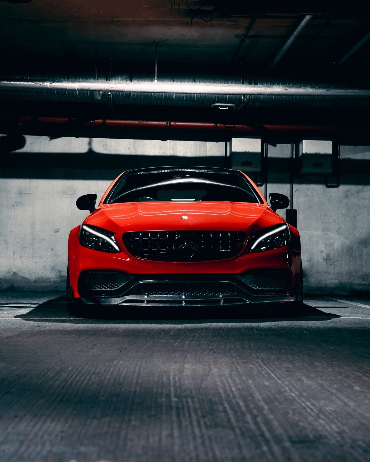 CT CARBON Full Kit MERCEDES C63 W205 CONVERTIBLE FACELIFT FULL CARBON FIBRE KIT - B STYLE