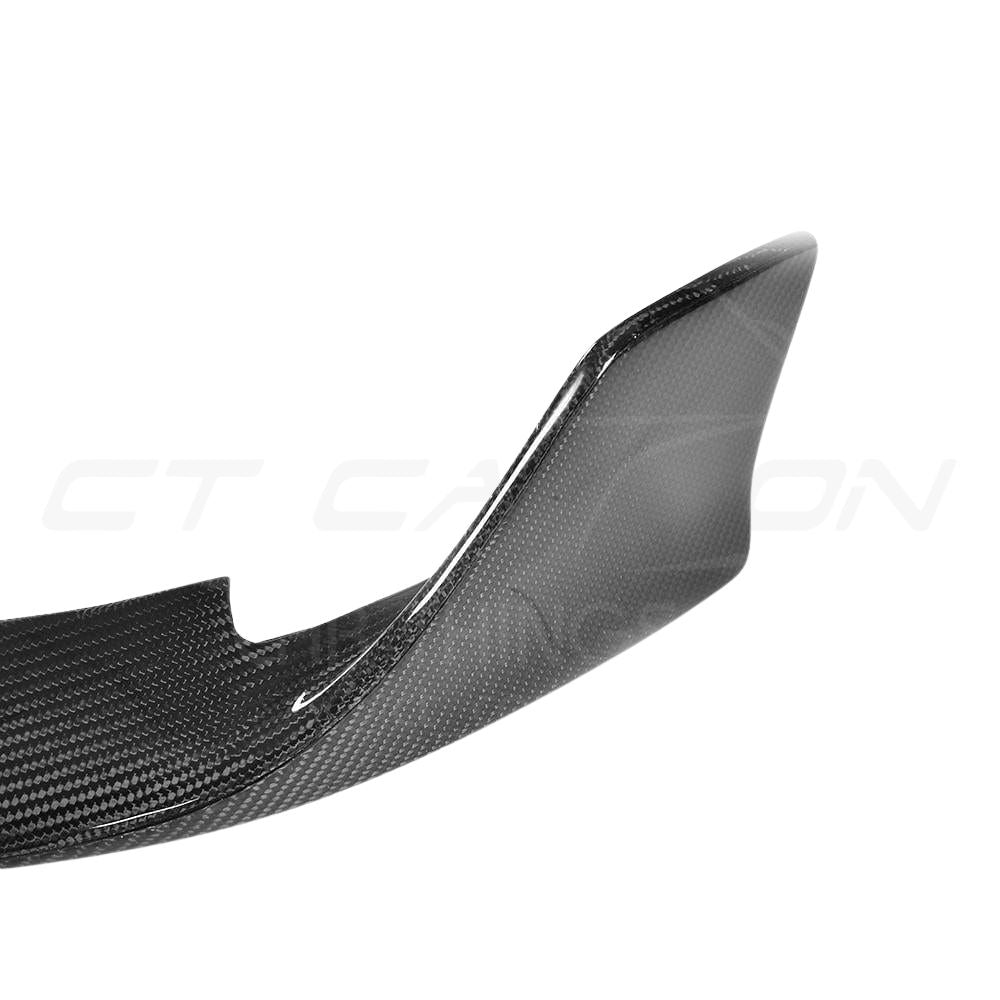 MERCEDES C63 W205 COUPE CARBON FIBRE SPLITTER - B-STYLE-Splitter-CT CARBON-CT Carbon - High-quality carbon fiber and gloss black aerodynamic parts for premium sports and luxury vehicles.