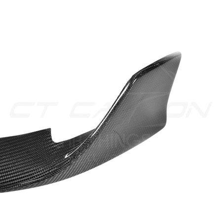 MERCEDES C63 W205 COUPE CARBON FIBRE SPLITTER - B-STYLE-Splitter-CT CARBON-CT Carbon - High-quality carbon fiber and gloss black aerodynamic parts for premium sports and luxury vehicles.
