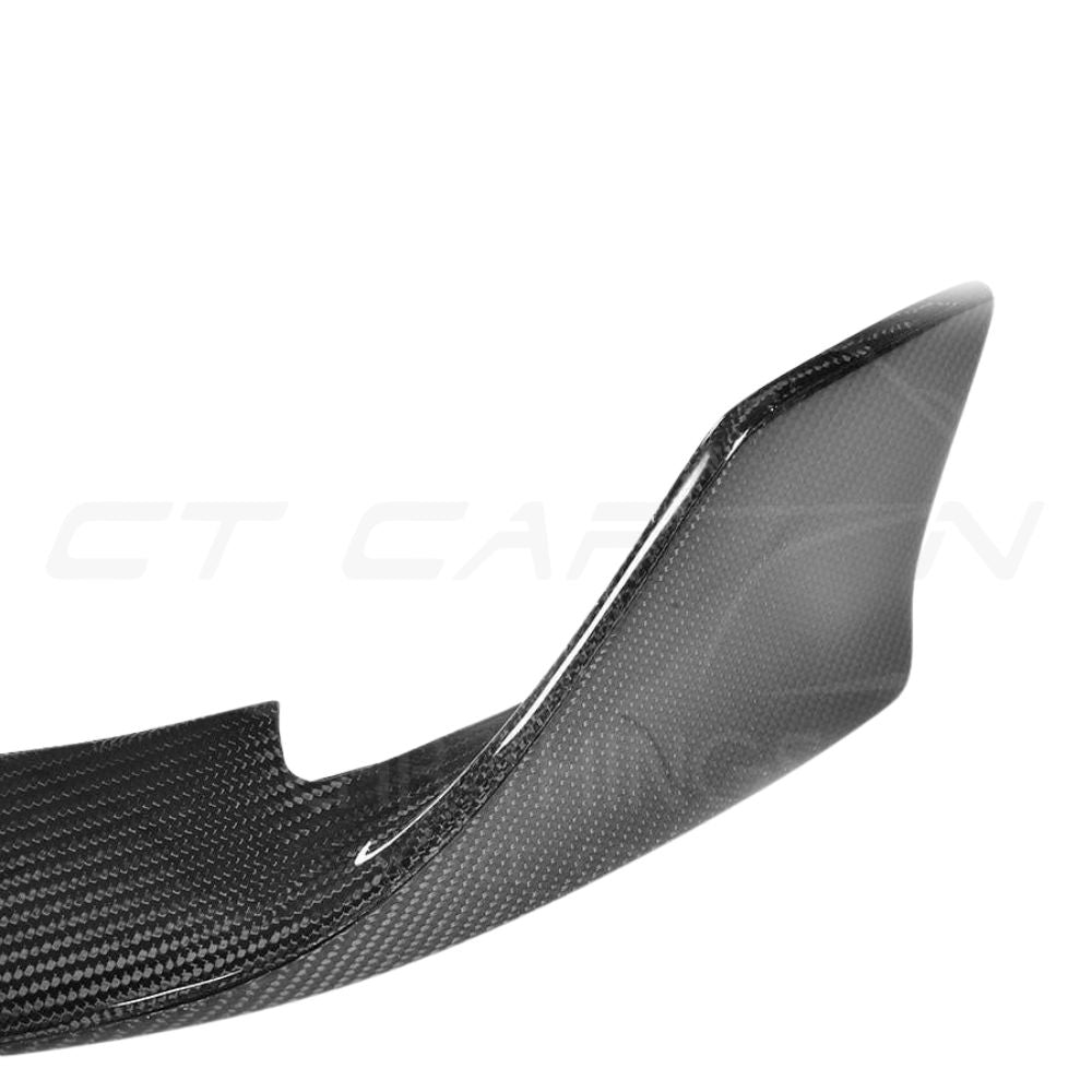 MERCEDES C63 W205 SALOON/ESTATE CARBON FIBRE SPLITTER - B-STYLE-Splitter-CT CARBON-CT Carbon - High-quality carbon fiber and gloss black aerodynamic parts for premium sports and luxury vehicles.