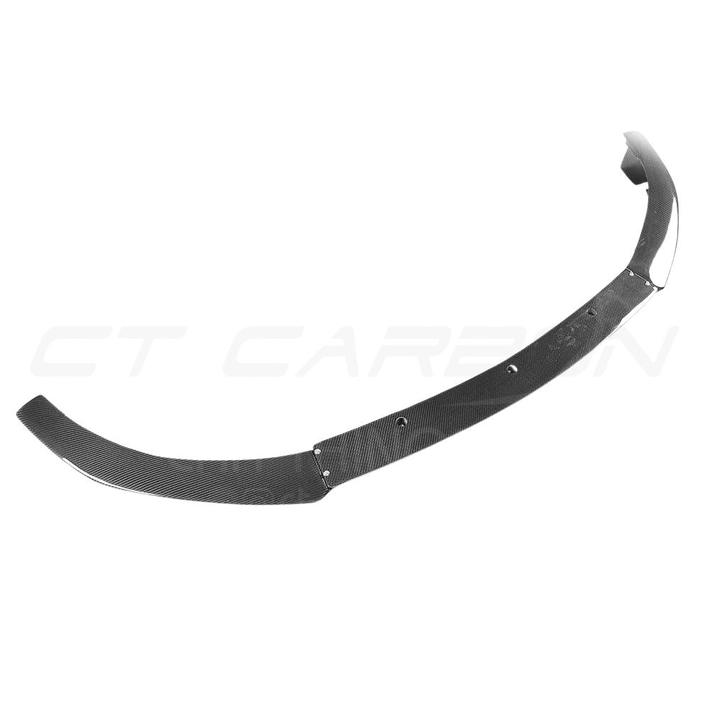 MERCEDES C63 W205 SALOON/ESTATE CARBON FIBRE SPLITTER - B-STYLE-Splitter-CT CARBON-CT Carbon - High-quality carbon fiber and gloss black aerodynamic parts for premium sports and luxury vehicles.