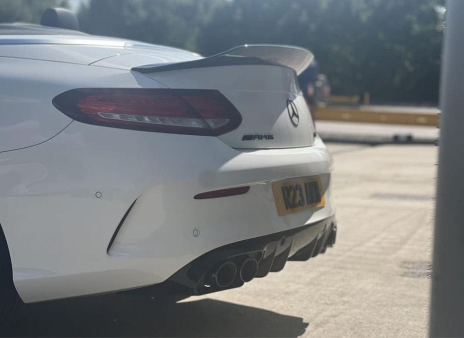 CT CARBON Spoiler MERCEDES C63/C CLASS W205 CONVERTIBLE CARBON SPOILER - PS STYLE