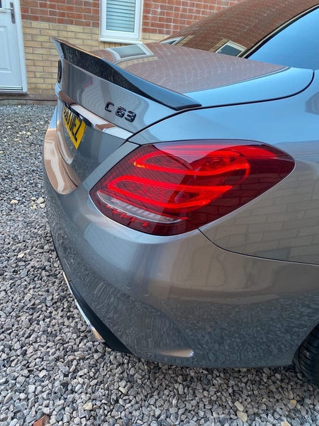 CT CARBON Spoiler MERCEDES C63/C CLASS W205 SALOON CARBON SPOILER - CT DESIGN