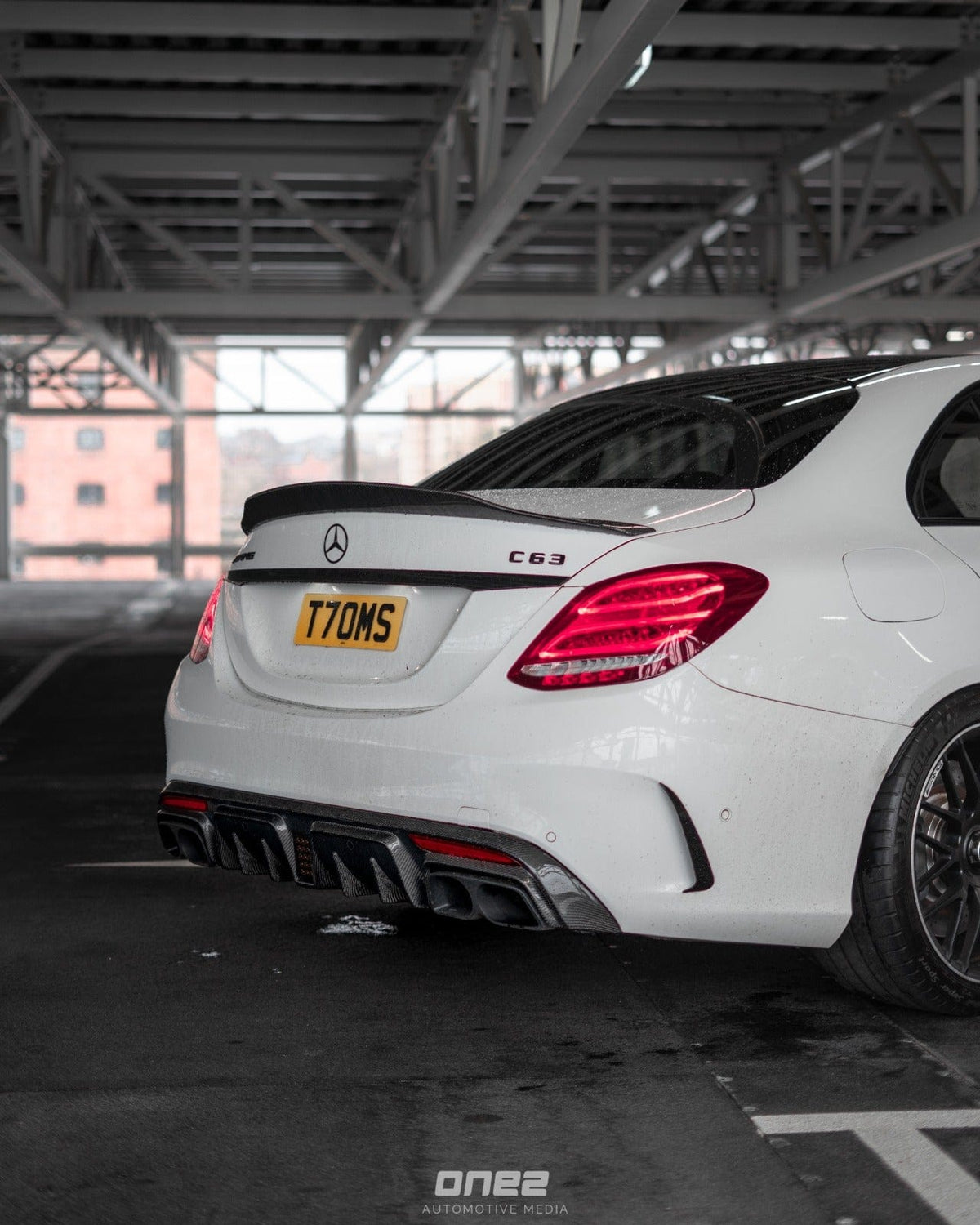 CT CARBON Spoiler MERCEDES C63/C63S W205 SALOON CARBON SPOILER - DUCKTAIL PS STYLE