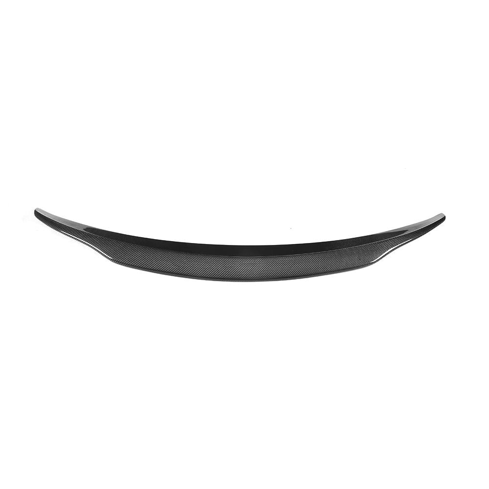 MERCEDES C63/C63S W205 SALOON CARBON SPOILER - DUCKTAIL PS STYLE-Spoiler-CT CARBON-CT Carbon - High-quality carbon fiber and gloss black aerodynamic parts for premium sports and luxury vehicles.