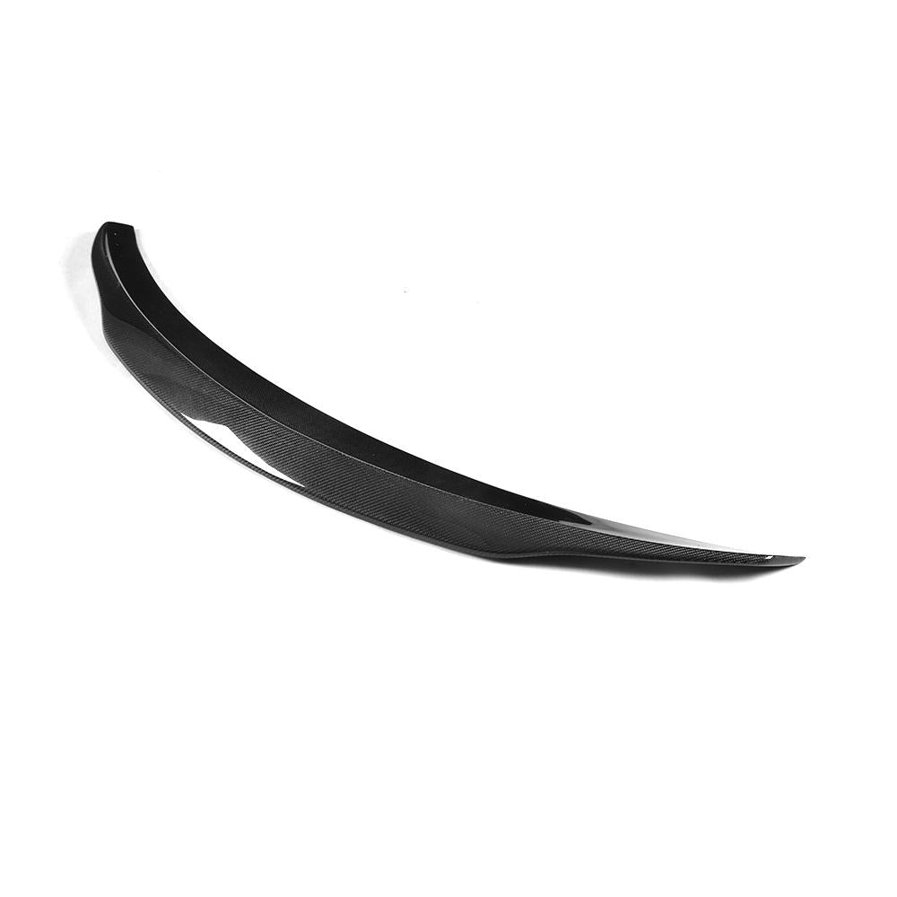 MERCEDES C63/C63S W205 SALOON CARBON SPOILER - DUCKTAIL PS STYLE-Spoiler-CT CARBON-CT Carbon - High-quality carbon fiber and gloss black aerodynamic parts for premium sports and luxury vehicles.