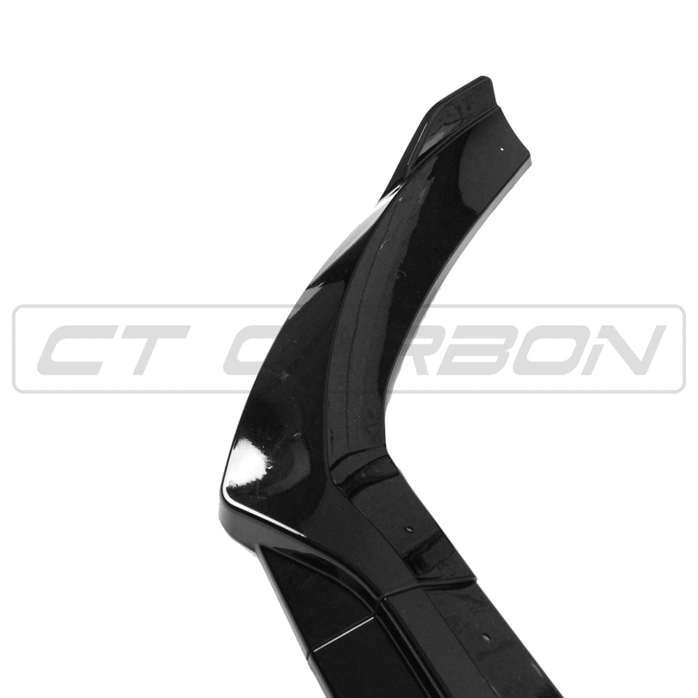 CT CARBON Splitter MERCEDES CLA-CLASS AMG-LINE C117 2016-2019 GLOSS BLACK SPLITTER