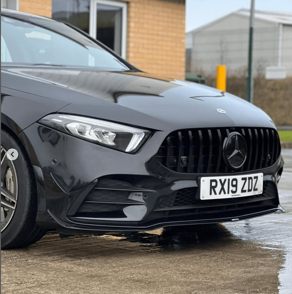 CT CARBON Bundles MERCEDES W177/V177 A-CLASS GLOSS BLACK FRONT END PACK - BLAK BY CT