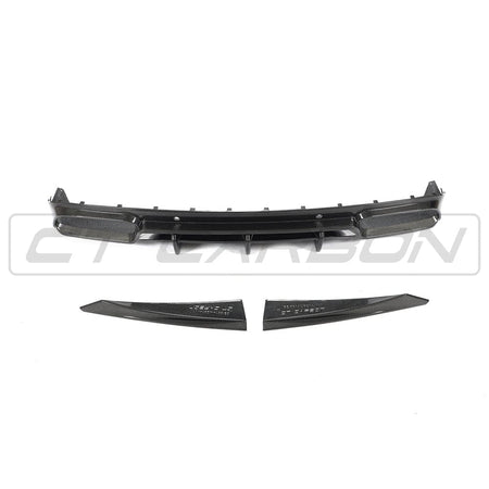 CT CARBON Diffuser MERCEDES W205 C63 FACELIFT COUPE/CONVERTIBLE 2DR CARBON FIBRE DIFFUSER - CT DESIGN