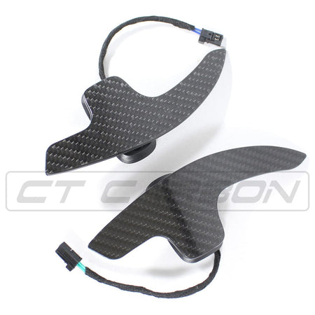 MERCREDES AMG CARBON FIBRE SHIFTER PADDLES-Accessories-CT CARBON-CT Carbon - High-quality carbon fiber and gloss black aerodynamic parts for premium sports and luxury vehicles.