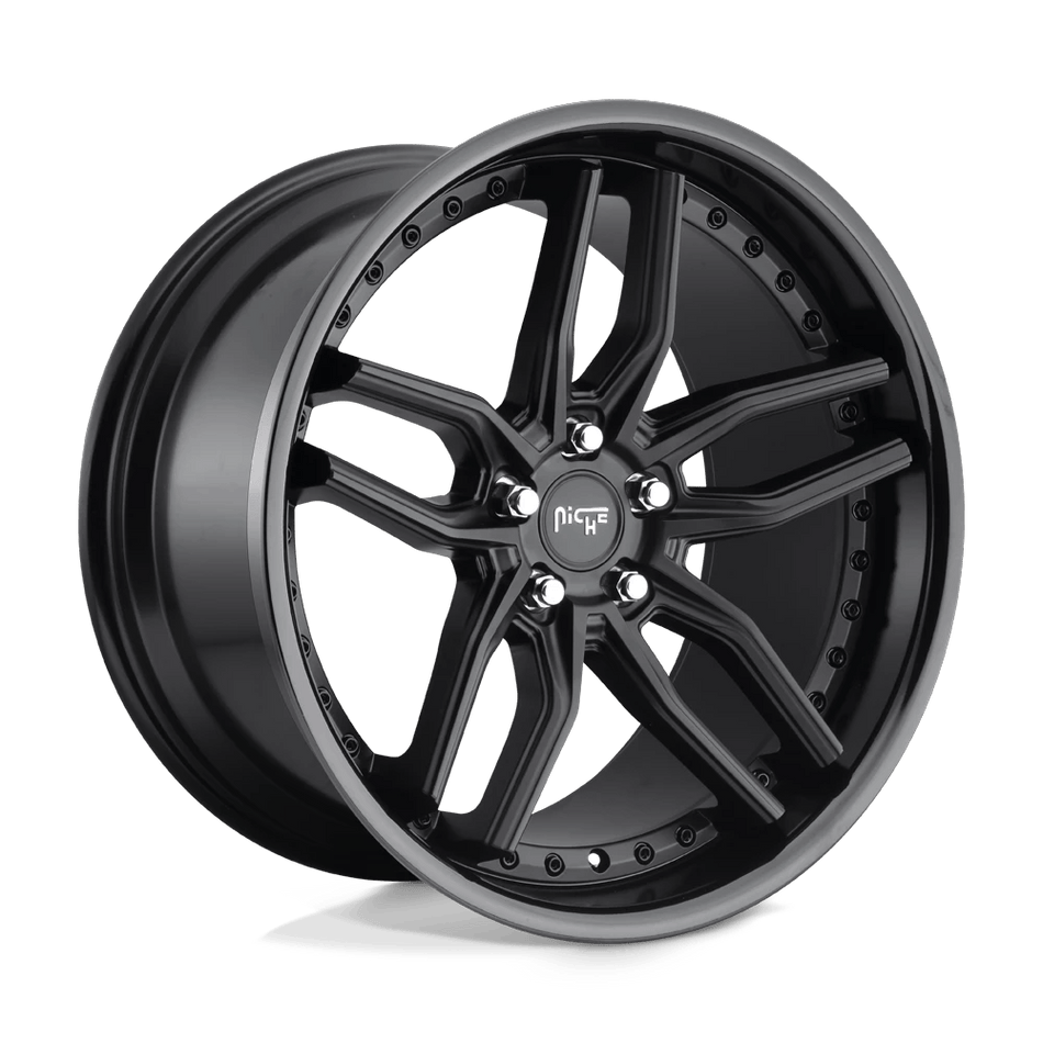 Niche 1PC M194 METHOS 19x9.5 ET48 5x112 Gloss Black Matte Black