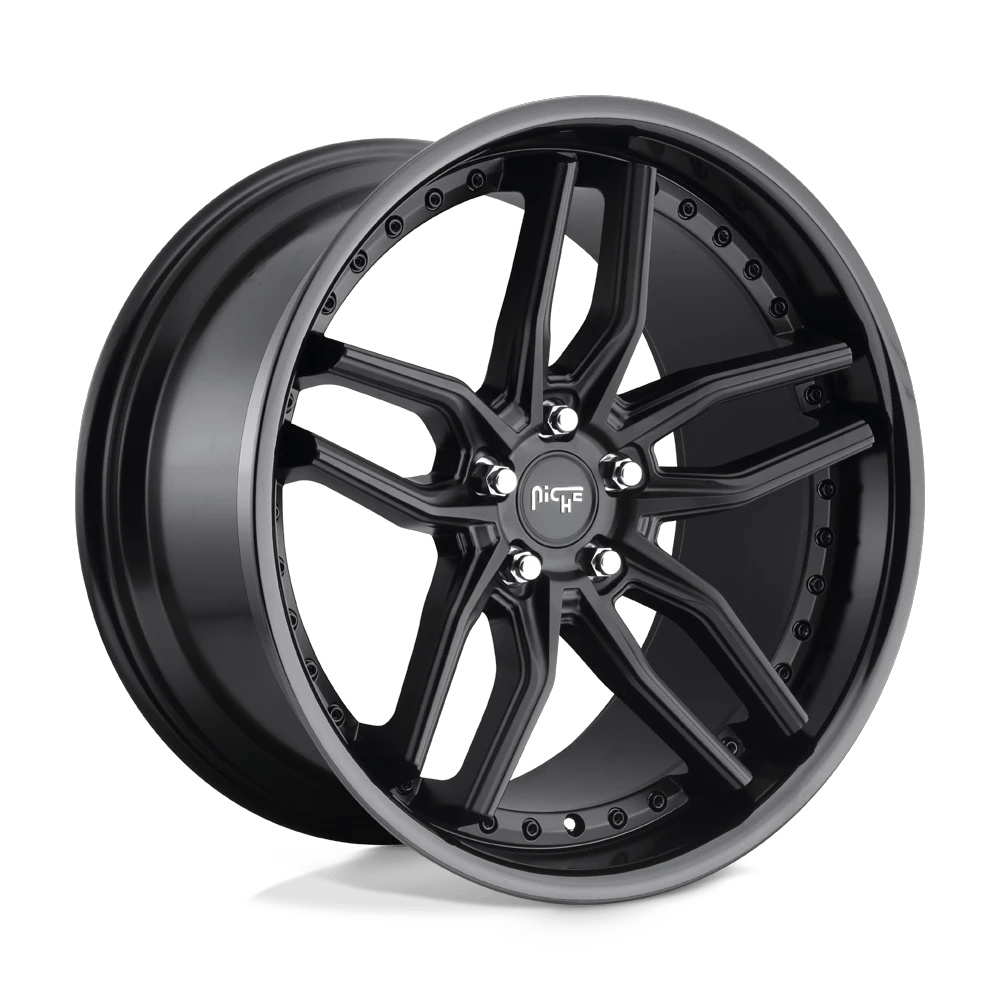 Niche 1PC M194 METHOS 20x10.5 ET40 5x114.3 Gloss Black Matte Black