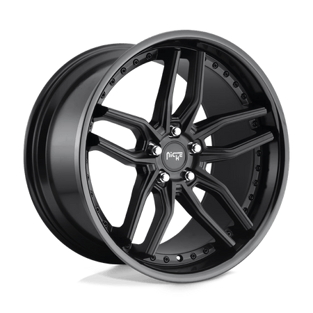 Niche 1PC M194 METHOS 20x10.5 ET40 5x112 Gloss Black Matte Black