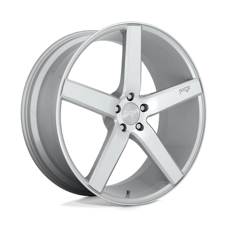 Niche 1PC M135 MILAN 18x8 ET40 5x114.3 Gloss Silver Machined